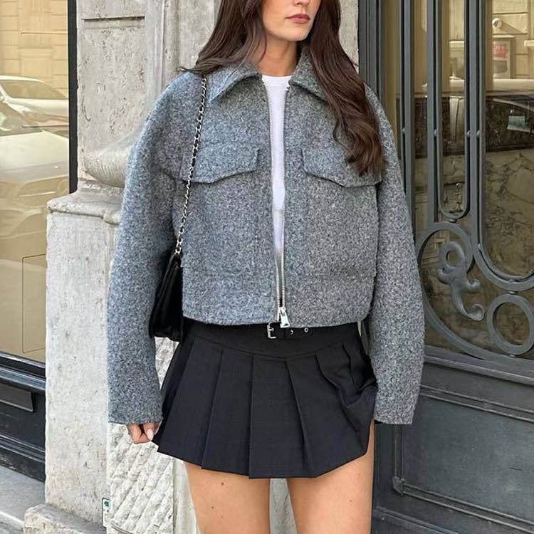 Veste Courte Bouclée