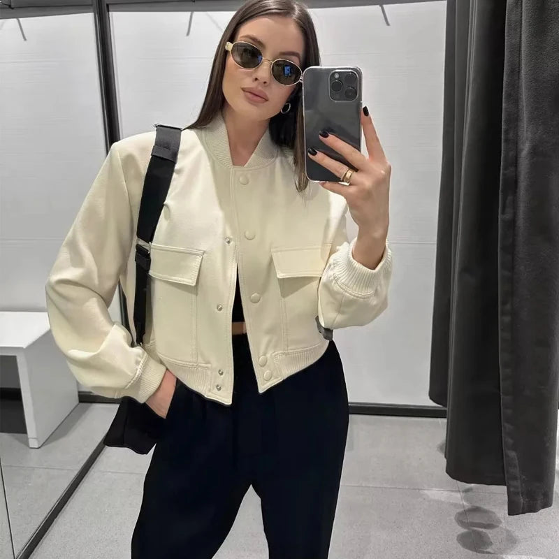 Blouson Bombardier Blanc