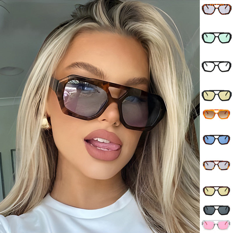 Lunettes de soleil carrées vintage
