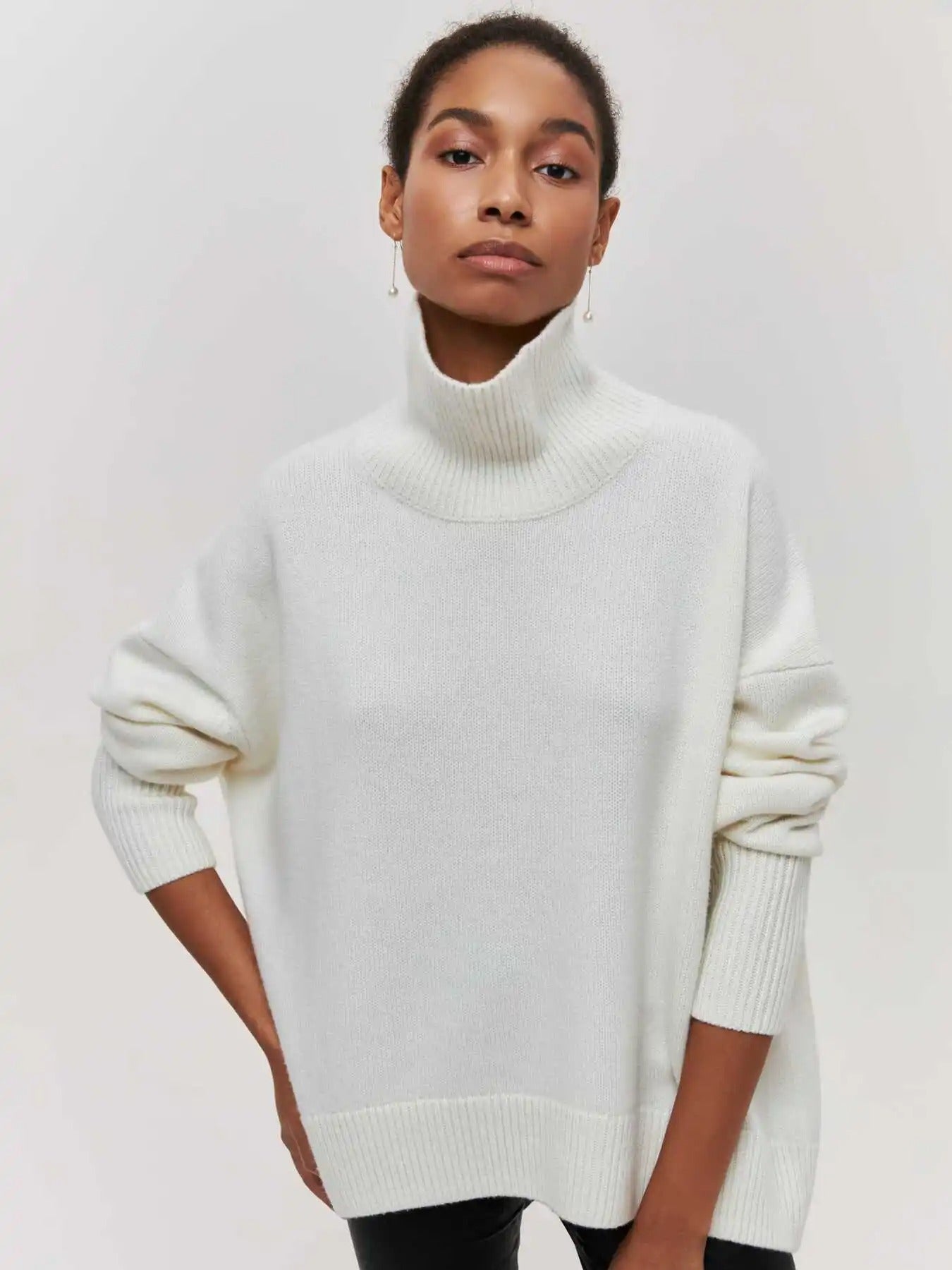 Pull à Col Roulé Élégant pour Femmes – Automne/Hiver 2024